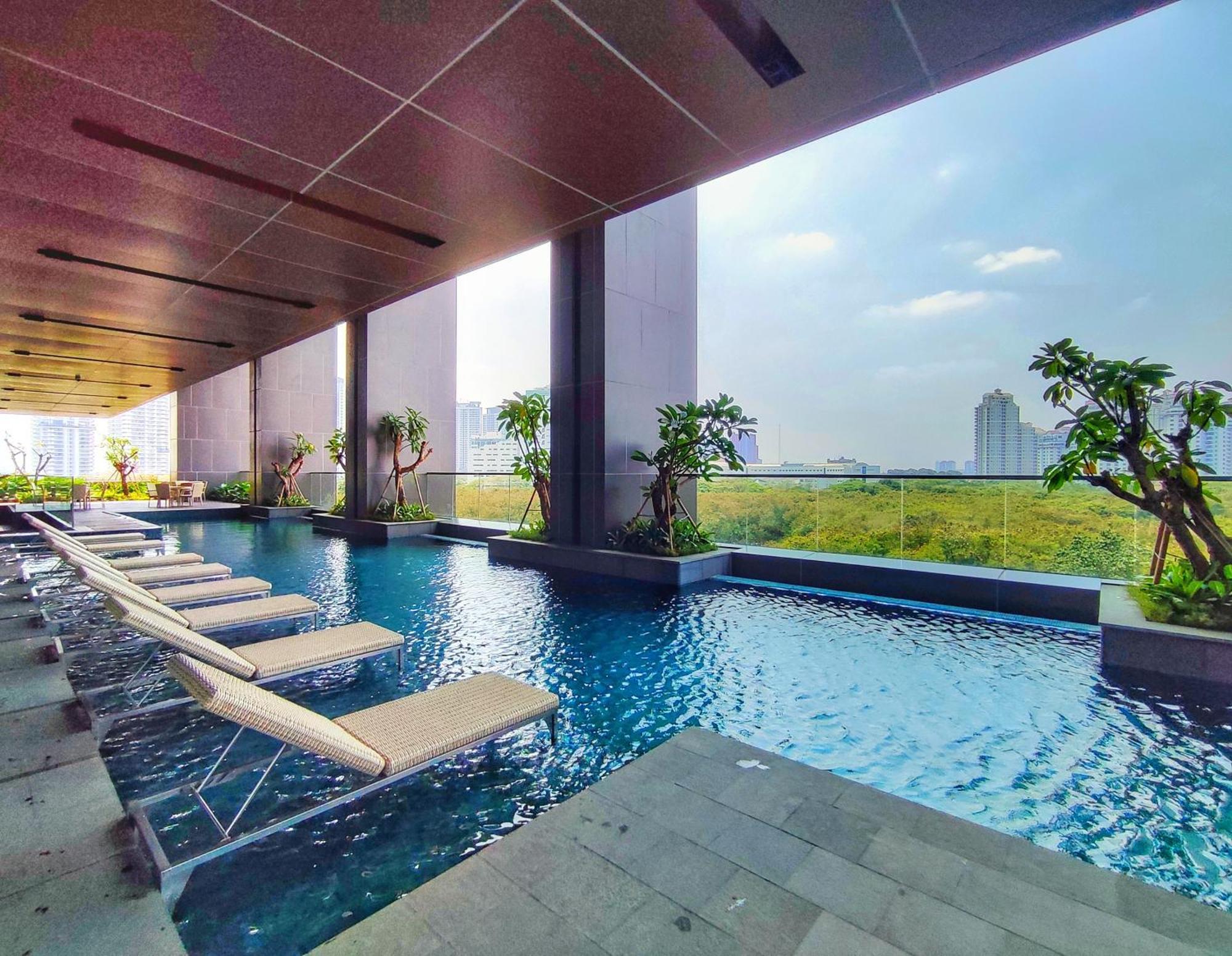 Apartmán Brand New 2Br Apt Menara Jakarta, Jkt Inter Expo Exteriér fotografie